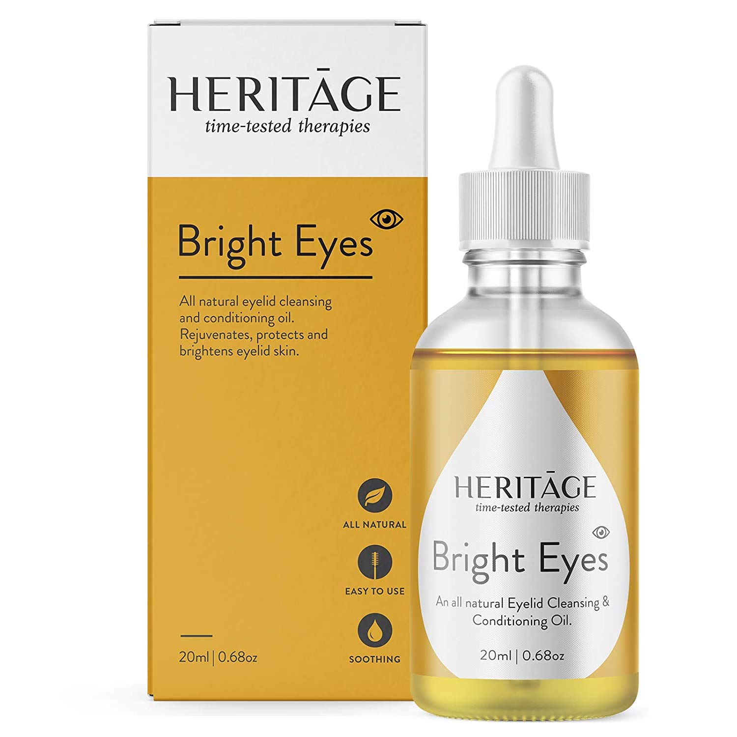 Bright Eyes Eyelid Cleanser Facial Makeup Remover for