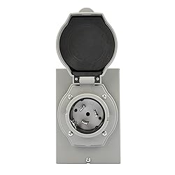 Veepeak 50 Amp Generator Inlet Box with Pre-Drilled