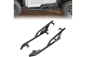 KEMIMOTO Rock Sliders Nerf Bar Compatible with Polaris General 1000/ General XP 1000 2016-2025 2 Seat Side Step Bumper Protection Frame Accessories