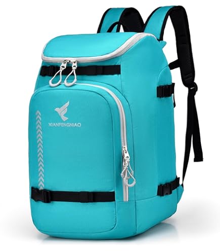 Ski Boot And Helmet Bag HAMISH 50L Blue Waterproof Ski Bag For Ski