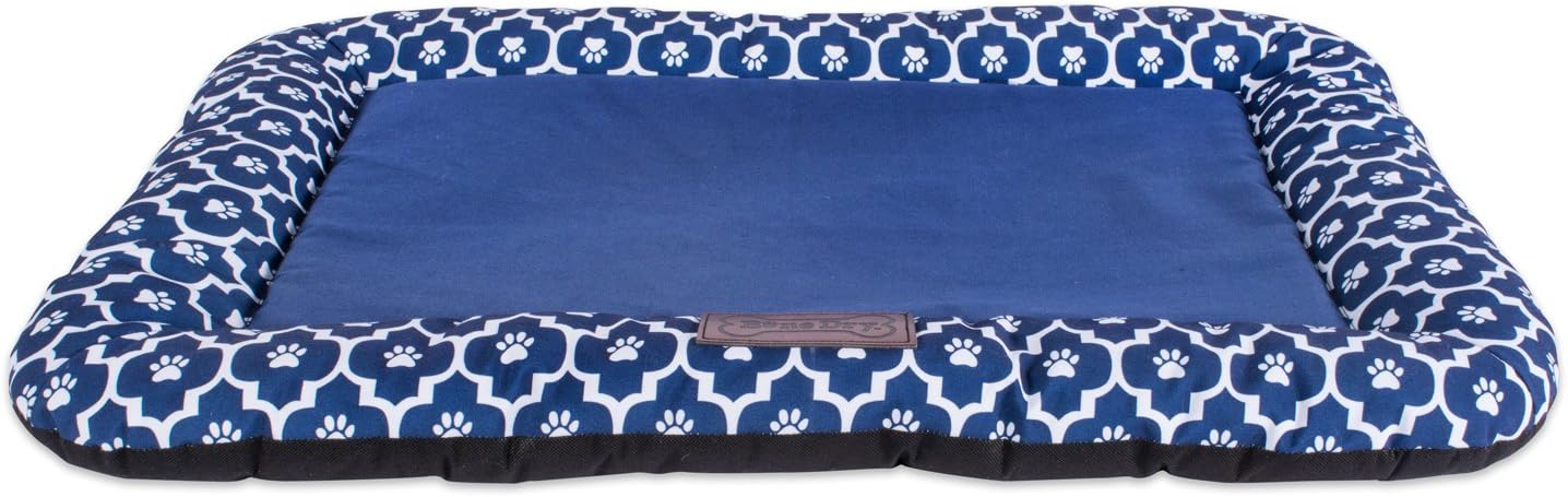 Bone Dry Border Cushion Padded Pet Mat