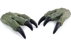 1Pair Dinosaur Claws Dino Cosplay Paw Gloves Costume Accessoriesfor Velociraptor Pretend Play Party Supplies