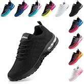 Hitmars Womens Sneakers Walking Shoes Lightweight Breathable Air Cushion Tennis Shoes Gym &amp; Running Shoes with Arch Support for Workout, Travel &amp; Outdoor Casual US 6-9.5