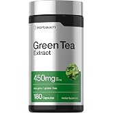 Horb&auml;ach Green Tea Extract Capsules | 450mg | 180 Count | with EGCG | Non-GMO &amp; Gluten Free Supplement