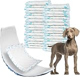 Pet Soft Pet Soft Dog Diaper Liners 50 Count Blue Bone L-50 Nappy Inserts