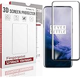 QITAYO Oneplus 7 Pro Screen Protector, Tempered Glass Screen Protector [0.3mm, 2.5D] [9H Hardness] [Crystal Clear] [Bubble Free] for Oneplus 7 Pro.