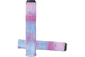 Scooter Grips,160mm Soft Handle Grips, Mixed Cool Bicycle Handlebar Grips for Pro Stunt Kick Scooter, BMX Bikes,Mountain Bike