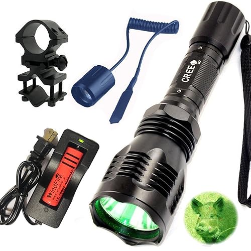 WindFire Green LED Coyote and Hog Hunting Light Set