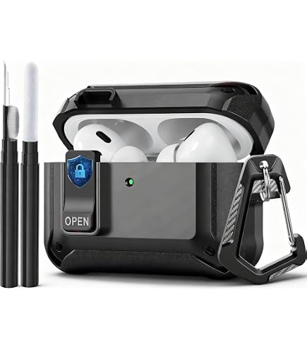 Amazon.com: Olytop for Airpods Pro 3 Case with Lock Clip, Rugged