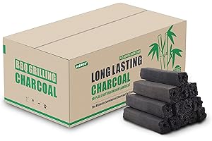 BGGWOLF 100% Master Grade Natural XL lump Charcoal for Grilling Suitable for Dining and Family Gatherings for Yakitori 5pound (22 Pounds)