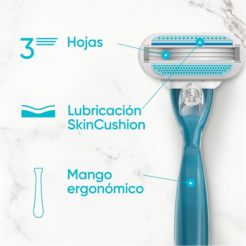Smooth Cuchillas de Afeitar Mujer, Pack de 16