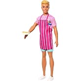 Barbie Mysteries: Beach Detectives Ken Doll with Snack Shack Accessories | Wearing Removeable Signature Outfit with Storytelling Accessories, Including Apron &amp; Snacks