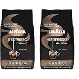 Lavazza Caffe Espresso Italiano Whole Bean Coffee Blend, Medium Roast, 2.2-Pound Bag (Pack of 2)