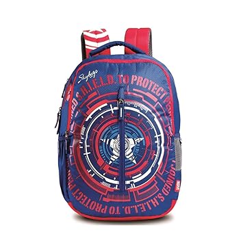 Skybags SB Marvel Cap-AM 02 32 Ltrs Blue Casual Backpack (SBMRCM2EBLU)