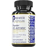 Premier Research Labs Premier HCL Activator - Pepsin Digestive Enzymes Supplement for Optimal Digestive Function for Men & Women, Low Stomach Acid, Nutrient Absorption - 90 Vegetarian Capsules
