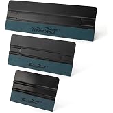 NEWISHTOOL 3 Pcs Vinyl Wrap Squeegee Different Size Felt Squeegee for Vinyl | Suede Felt Edge Squeegee Sign Making Wrap Tool for Wallpaper Smoothing, Car PPF Vinyl Wrap Window Tint Application