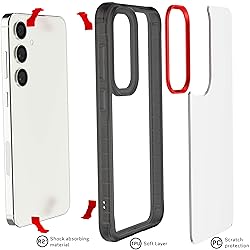 Ghostek Covert Galaxy S24 Plus Clear Case with