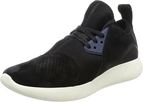 Amazon.com | Nike Men's Lunarcharge Premium Black/Sail Thunder Blue Ankle-High Running Shoe - 6.5M | Running