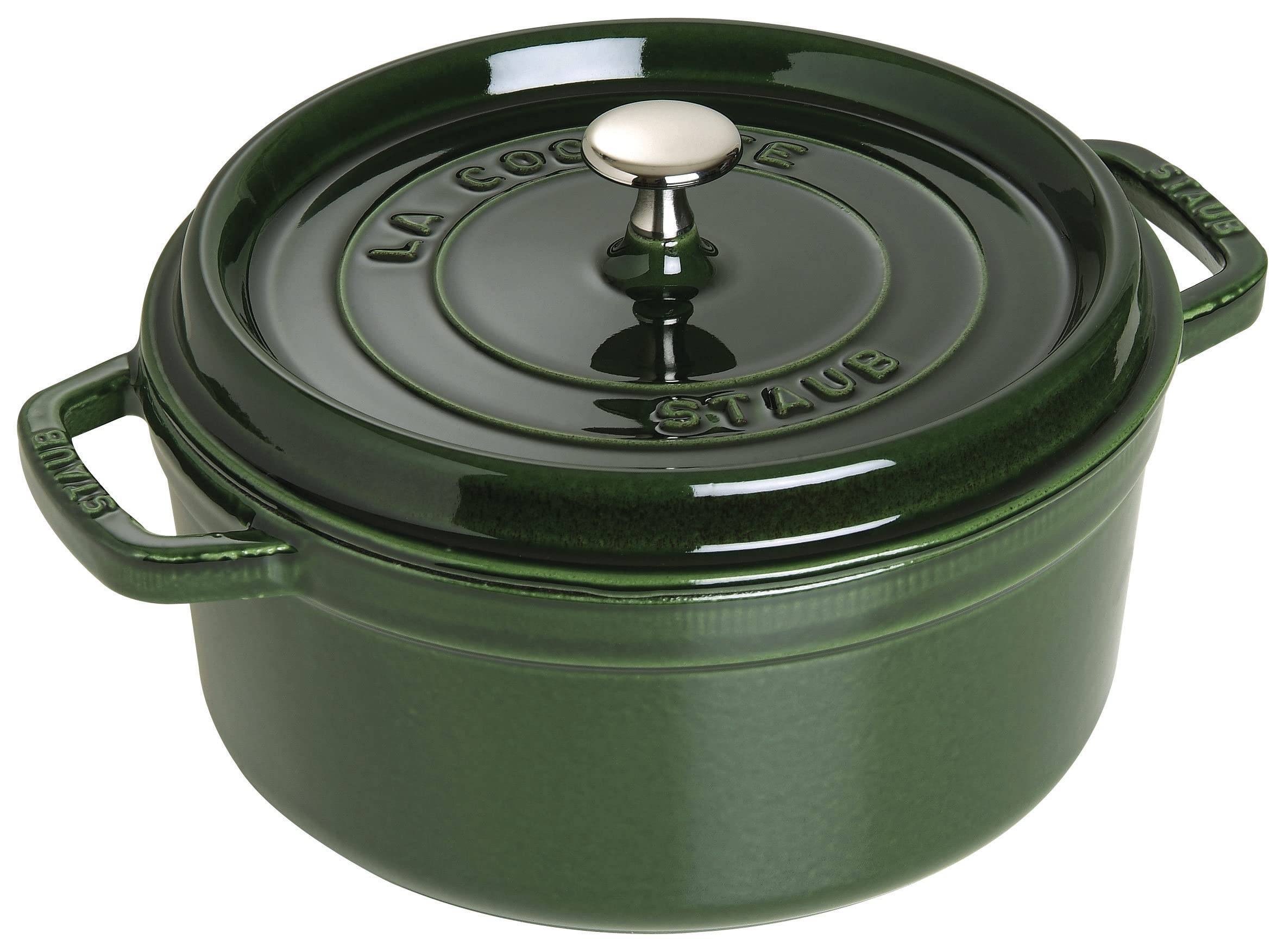 STAUB Casseruola Rotonda, Verde (Basilico), 24 cm