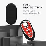 kwmobile Silicone Key Cover for Alfa Romeo MiTo Giulietta Brera 159 3-Button view 2