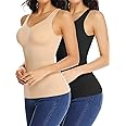 JOYSHAPER Women's Cami Shaper Tummy Control Padded Bra Camisole Cami Seamless Compression Tank Top Shapewear Body Shaper