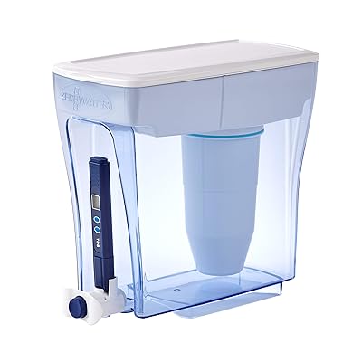 ZeroWater ZD-20RP, 20 Cup Ready-Pour Water Filter Dispenser with Water Quality Meter
