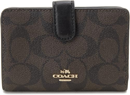 Amazon コーチ 二つ折り財布 Coach F Imaa8 シグネチャー コンパクト財布 ブラウン レディース 並行輸入品 Coach コーチ 財布