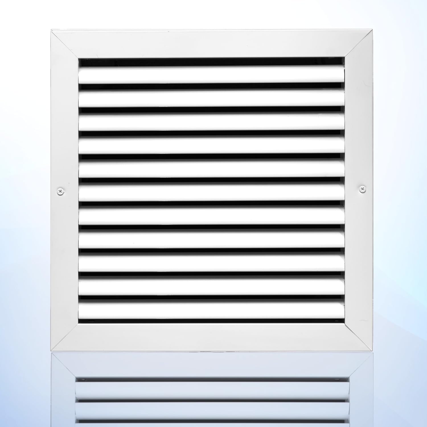 Registers, Grilles & Vents - Aluminum Return Grille for 12x12” Duct Hole - Easy Air Flow Ceiling/Sidewall Vent Cover Without Damper - 13.6x13.6