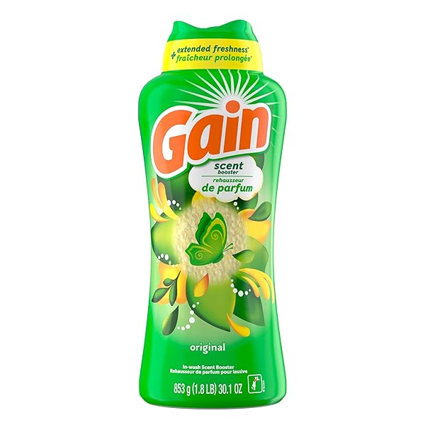 GAIN IN-WASH LAUNDRY SCENT BOOSTER, ORIGINAL SCENT, 30.1 OZ, FRESH EXTENDER + ODOR PROTECTION
