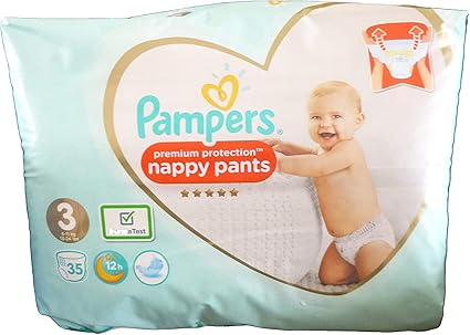 pampers premium protection nappy pants size 3