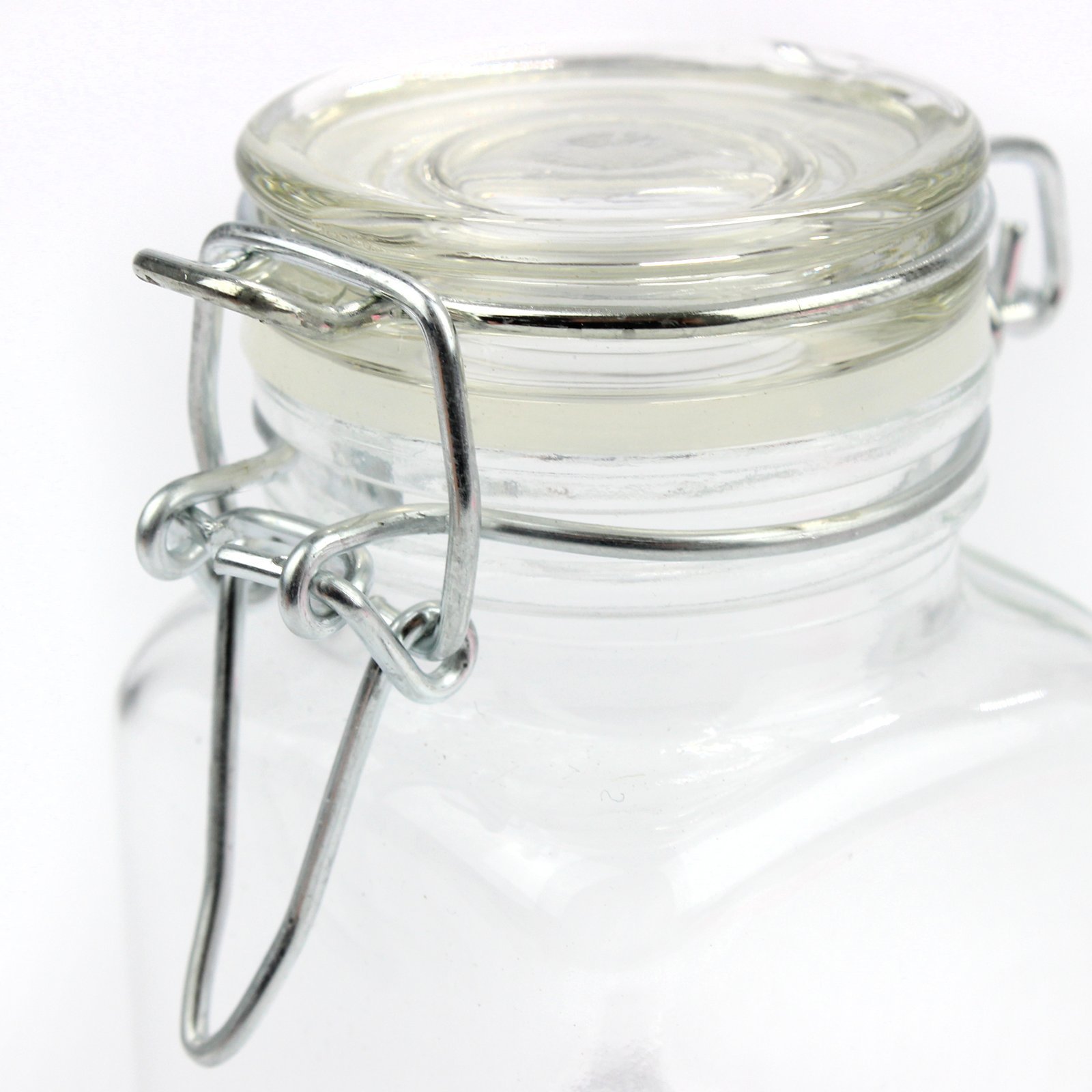 Mini Clip Top Glass Jars Preserve Jam Spice Birthday Gift