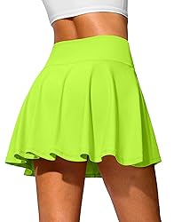 SANTINY 14" Tennis Skirt Golf Skorts with Pockets