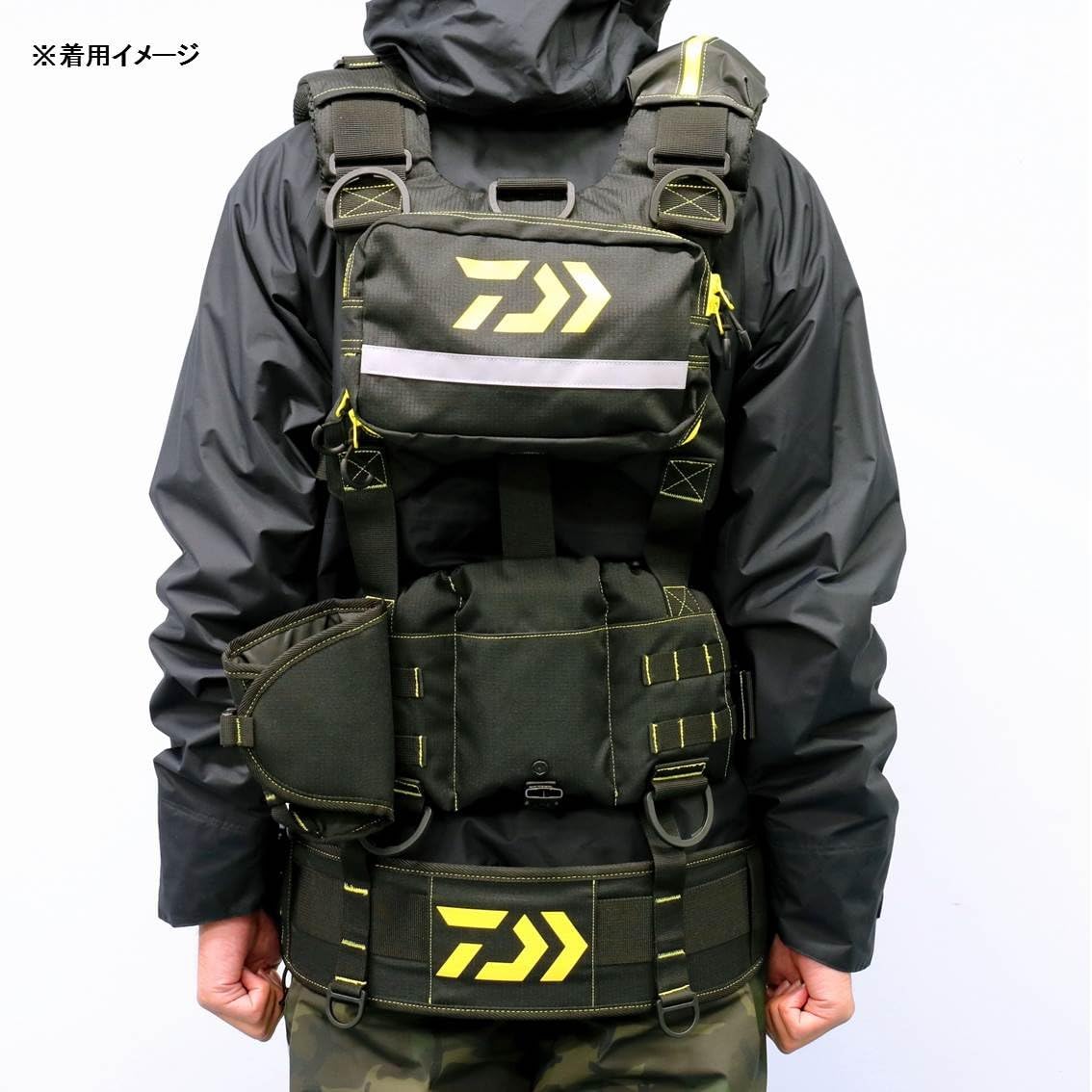 ダイワ Daiwa フィッシングベスト ベンチクールゲームベストiii ブラック イエロー フリー Df 6107 Daiwa ダイワ フィッシングベスト Amazon