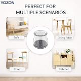 YOZON 24 Pcs Chair Leg Floor Protectors 23-32mm Round Fit Sliders view 6