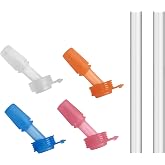 CamelBak Eddy+ Kids Bite Valves &amp; Straws 4Pk | Eddy+ Kids Compatibility, Soft Silicone Bite Valves, Spill Resistant Design, Replacement Parts Set