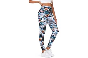 ODODOS Women's High Waisted Yoga Leggings with Pockets, Tummy Control Non See Through Workout Athletic Running Yoga Pants