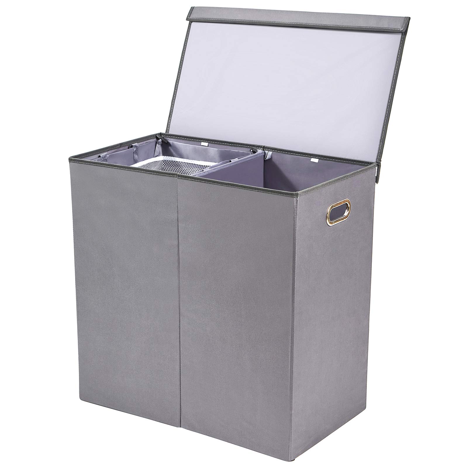 Buy SUPERJARE Double Laundry Hamper with Removable Liner Bags