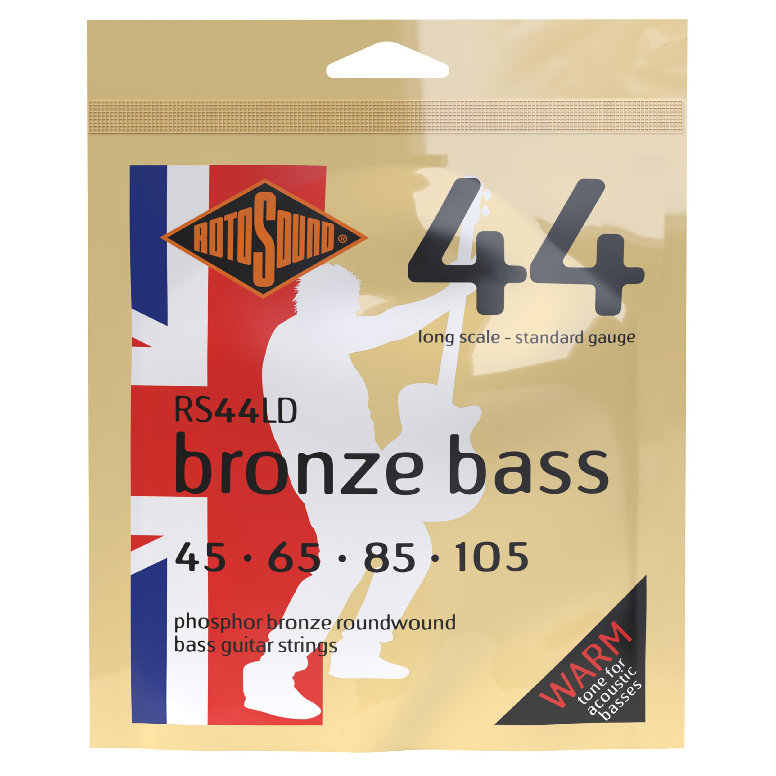 Rotosound Strings for Acoustic Bass/BASS 44 BRONZE 4-str. RS44LD Standard 45-105 — image 1