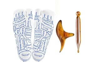 LJRUN Reflectivity Socks with Acupressure Massage Tool,Healthy Socks Relief Fatigue and Pain Acupressure Reflector Foot Massage Socks (Men)