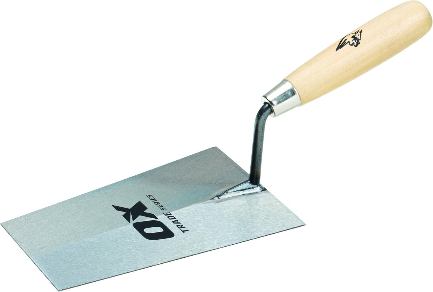 OX Bucket Trowel Heavy Duty Trade Bucket Trowel with Wooden Handle