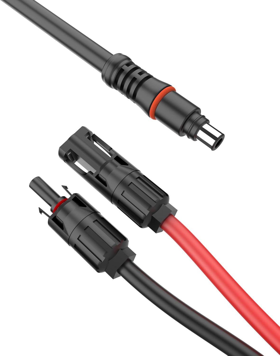 SolarEnz Solar Connector to DC8mm Adapter Cable Perfectly Compatible with MC4 Solar Generator Portable Power Station and Solar Panel 12AWG Heavy Duty Wire: Home Audio & Theater