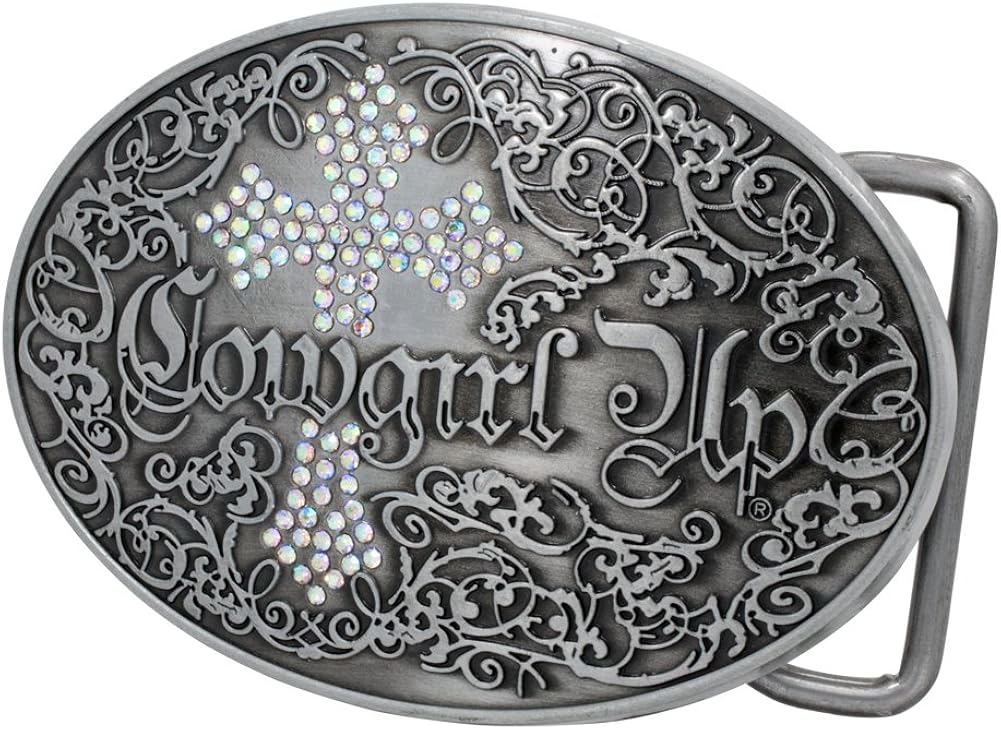 cowgirl up belt buckle