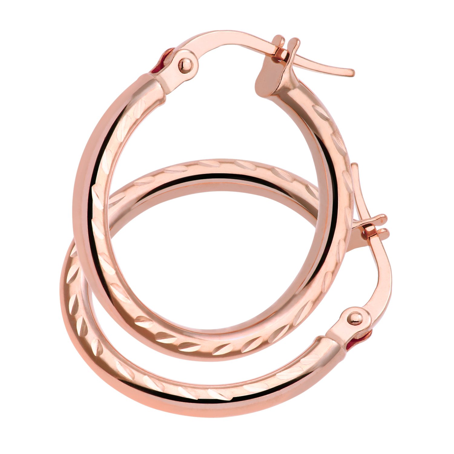 Citerna Pendientes para Mujer de Oro Rosa