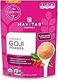 Navitas Organics Goji Powder, 8 oz. Bag, 25 Servings — Organic, Non-GMO, Sun-Dried, Sulfite-Free