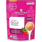 Navitas Organics Goji Powder, 8 oz. Bag, 25 Servings — Organic, Non-GMO, Sun-Dried, Sulfite-Free