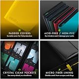 Vault X 4 Pocket Trading Card Zip Binder 160 Cards Exo-Tec Yellow view 7