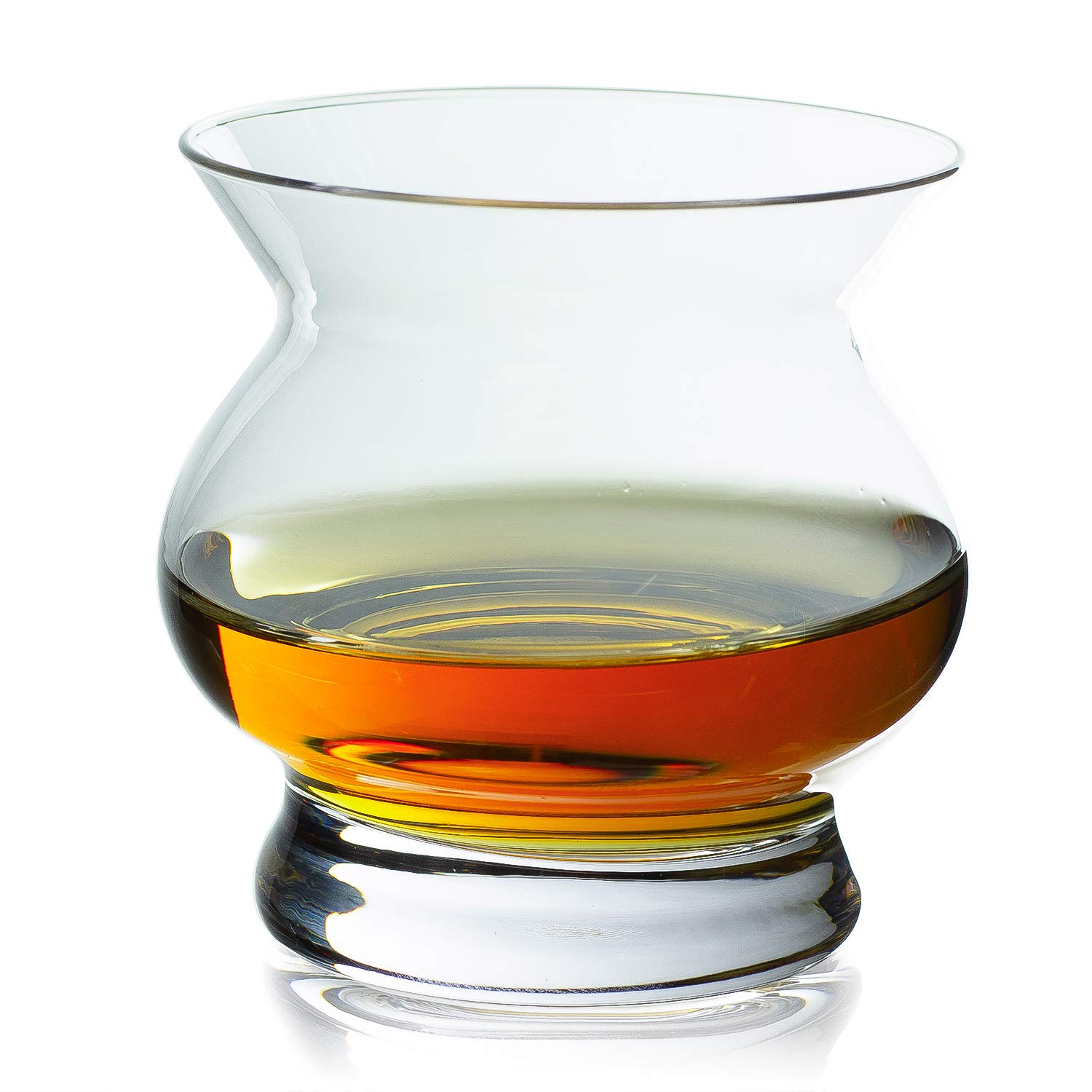 Neat Official Test Glass - Whiskey, Brandy or Liquor Glass - 1.5 oz Capacity - Glass Material - Tulip Form - Whiskey Glass