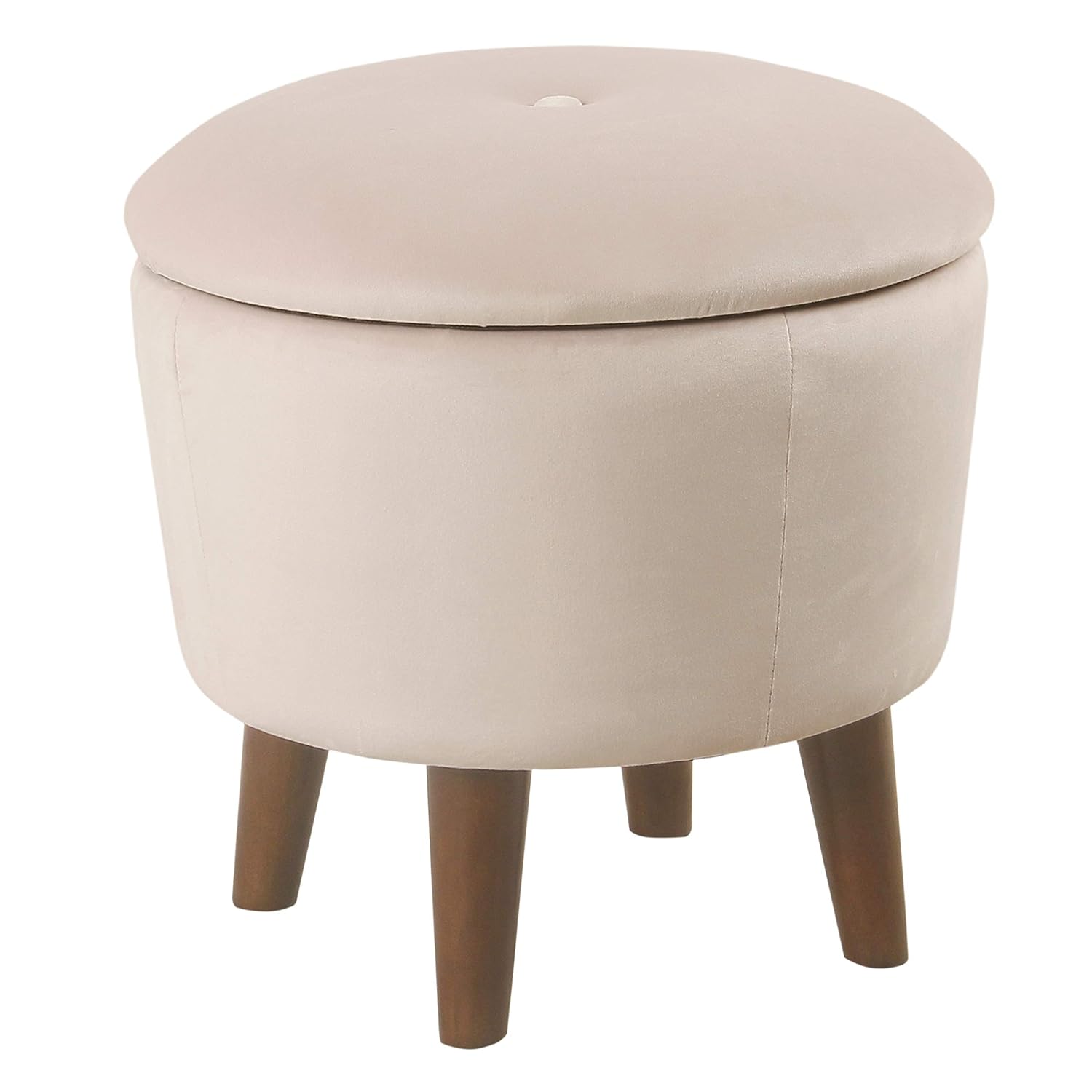 Best Pink Velvet Tufted Storage Ottoman