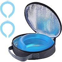 Set Of 3 Cooling Neck Tubes - Reusable Ice Neck Wraps For Hot Weather & Sports