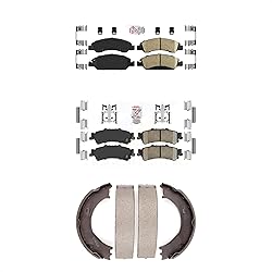 Transit Auto Front Rear Ceramic Disc Brake Pads Kit